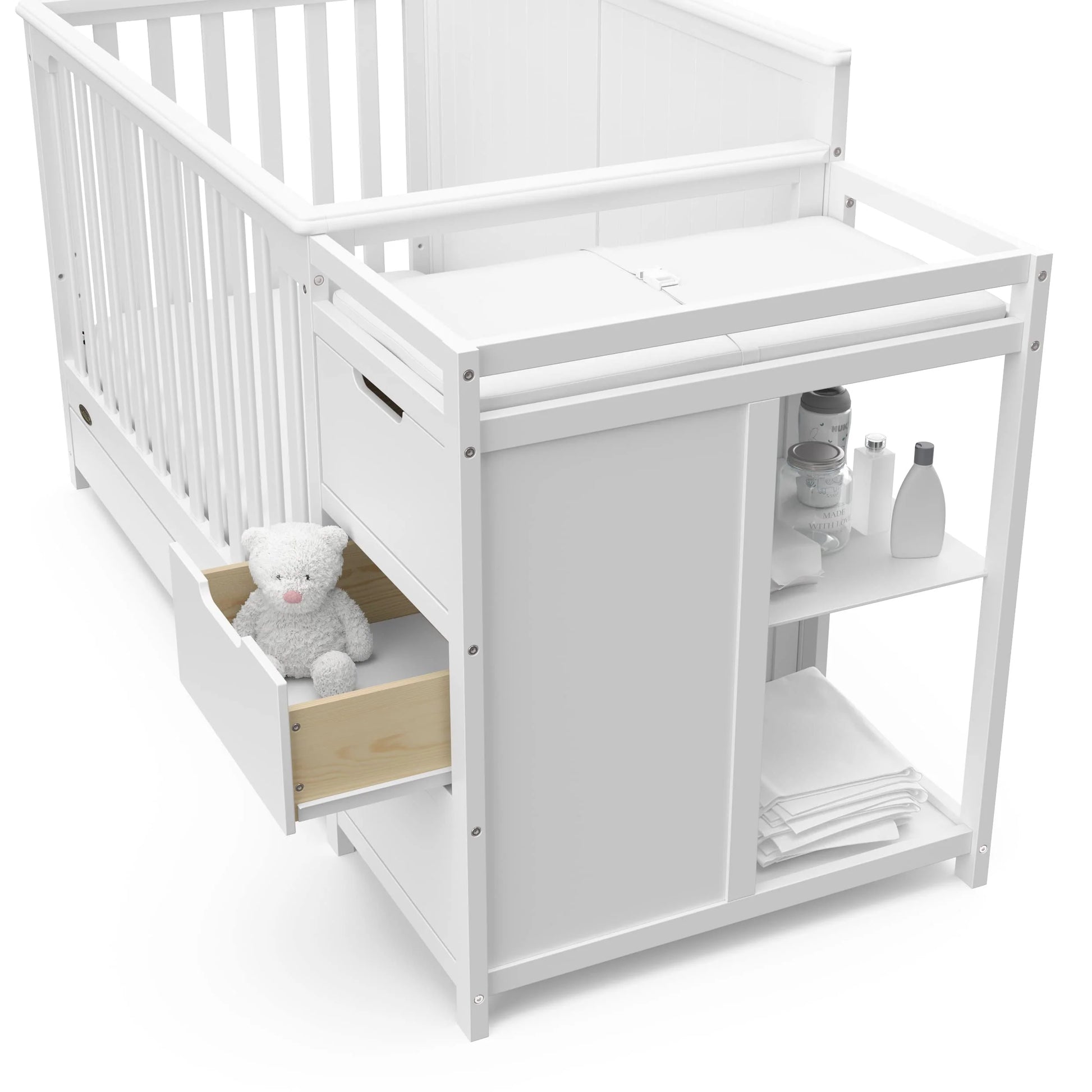 Graco Hadley 5-in-1 Convertible Crib and Changer with Drawer - Product image 8