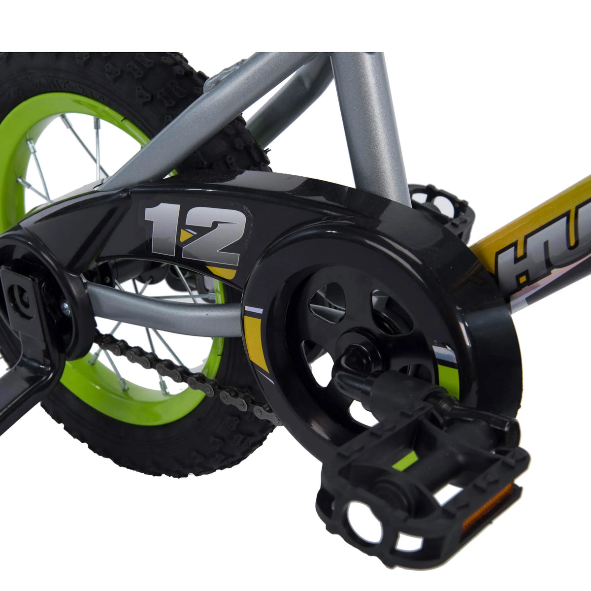 12 In. Rock It Boy Kids Bike, Grey Matte and Lime - Product image 7