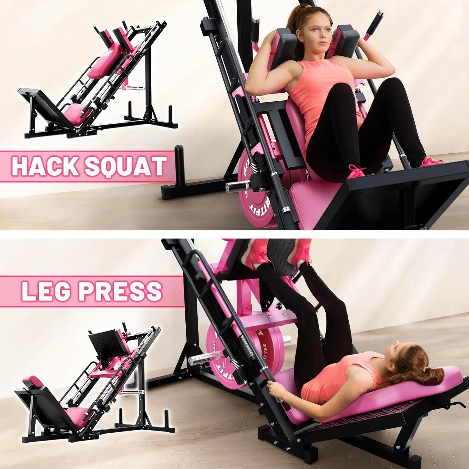 Ritfit Leg Press Hack Squat Machine, Professional Adjustable Leg Press Machine for Home Gym with Linear - Product image 10