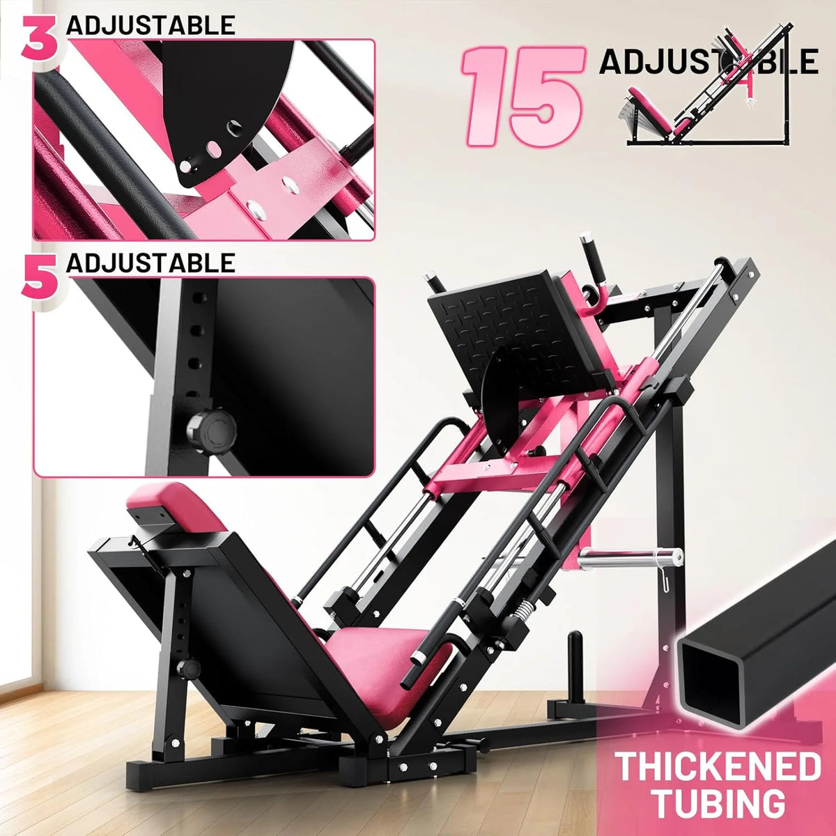 Ritfit Leg Press Hack Squat Machine, Professional Adjustable Leg Press Machine for Home Gym with Linear - Product image 8