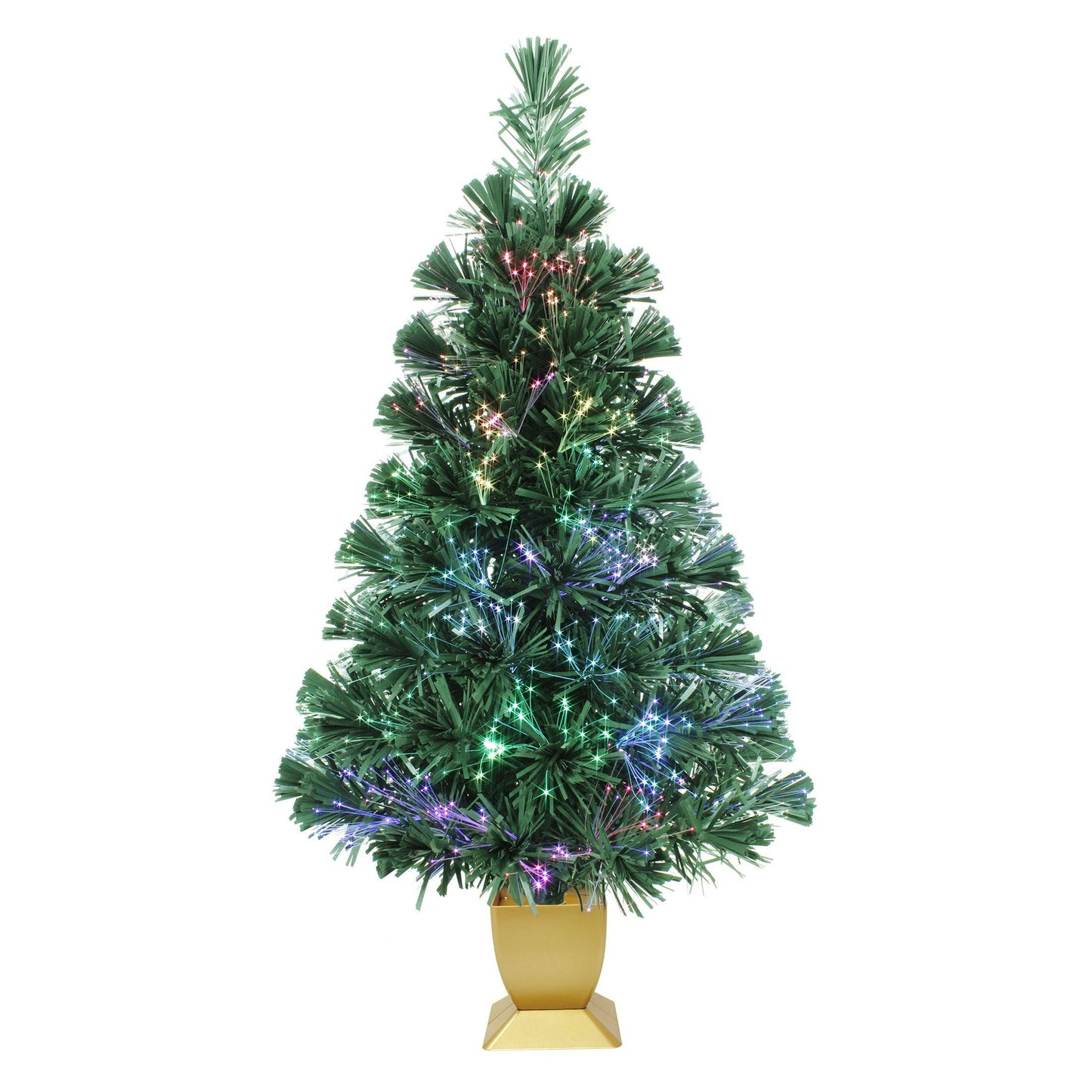 Holiday Time Prelit LED Fiber Optic Spruce Artificial Christmas Tree - Green - 32 ft - Product image 1