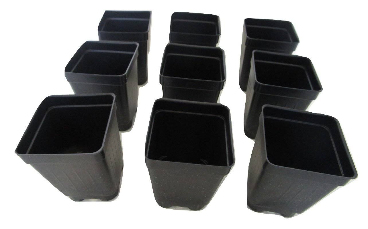 2.5" Square Extra Deep Landmark Nursery Pots - Press Fit (25) - Product image 1