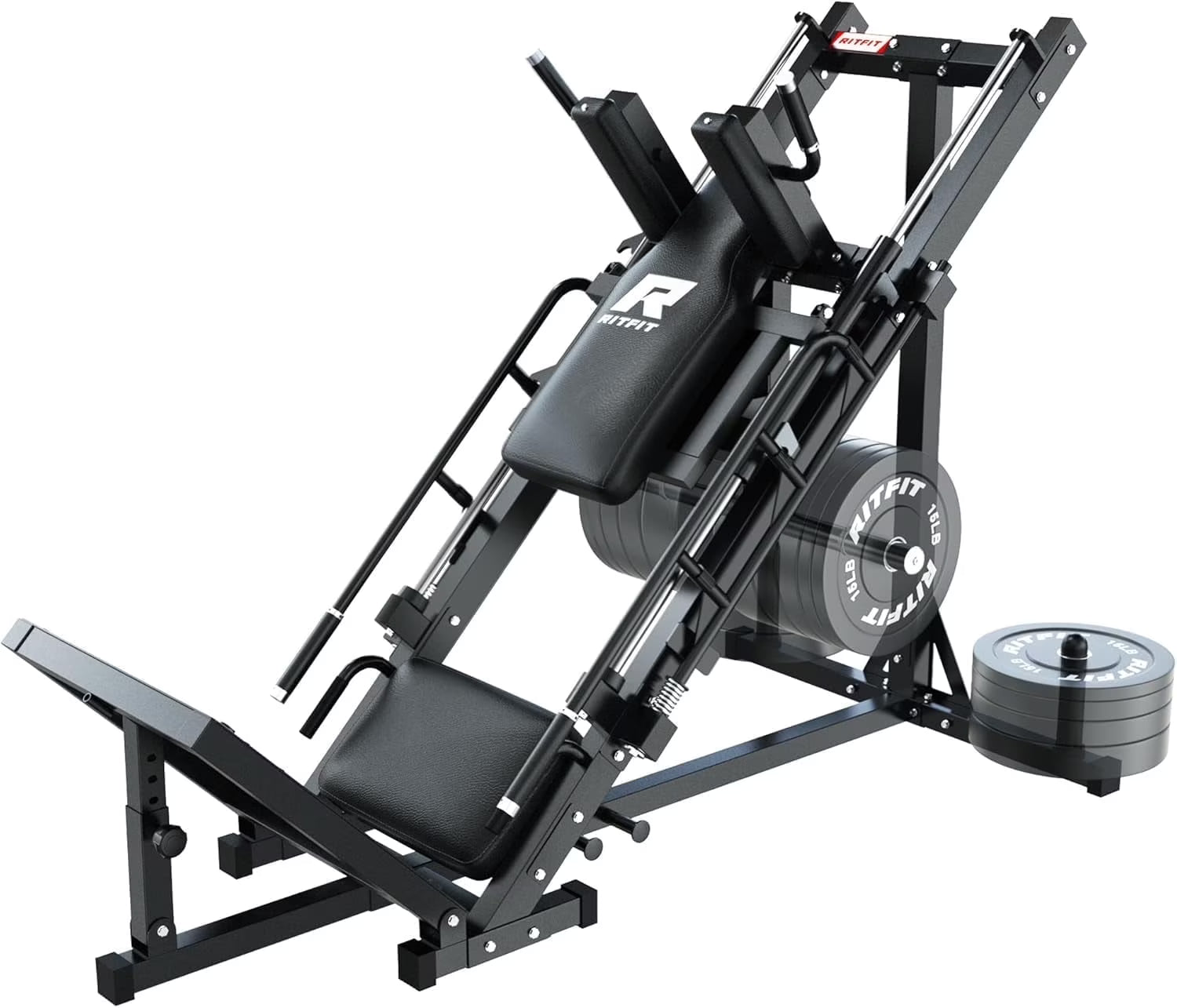 Ritfit Leg Press Hack Squat Machine, Professional Adjustable Leg Press Machine for Home Gym with Linear - Product image 3