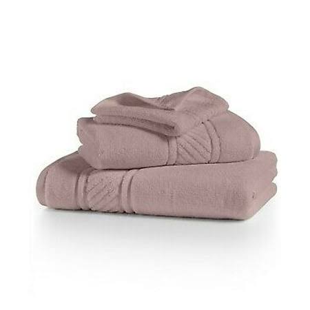 Martha Stewart 100% Cotton Geometric Jacquard Border Bath Towel - Blush, Size: 30 x 54 - Product image 1