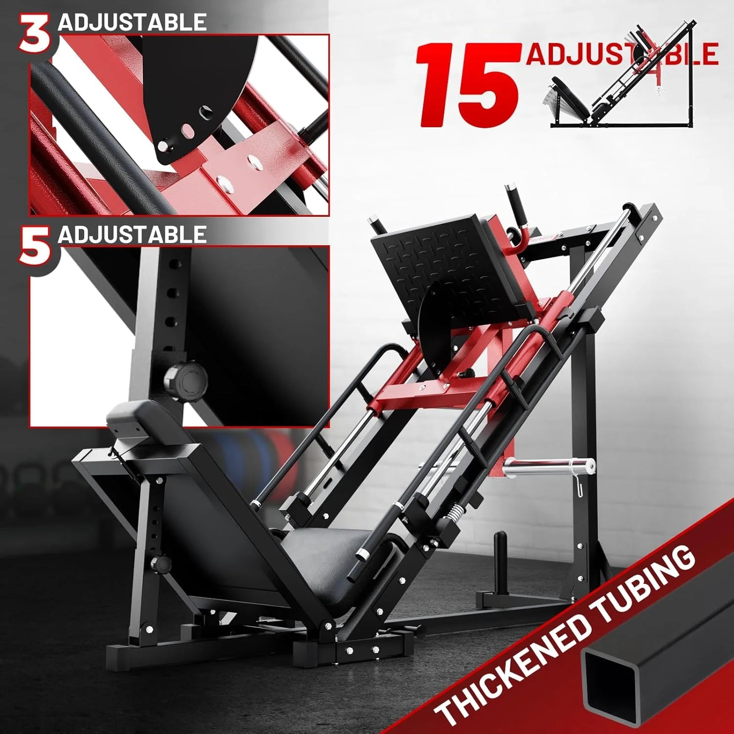 Ritfit Leg Press Hack Squat Machine, Professional Adjustable Leg Press Machine for Home Gym with Linear - Product image 25