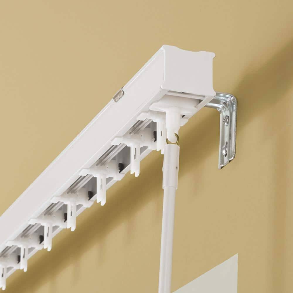 Hampton Bay White Vertical Blind Head Rail for Sliding Door or Window - 103 in. W - Product image 1
